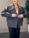 Women Lapel Temperament Casual Jacket