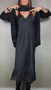 Women Sweater + Suspender Inner Dress Casual Suit