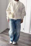 Women Elegant Simple Stand Collar Short Jacket