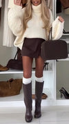 Women's High Collar Lantern Sleeve Loose Casual Sweater