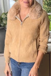 Women Fur Collar Casual Plush Coat