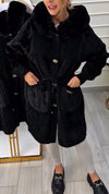 Women Fur Collar Plush Casual Coat