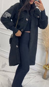 Women Hooded Buttoned Casual Plush Coat