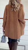 Women Lapel Casual Plush Coat