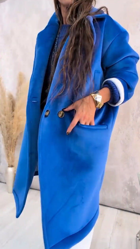 Women Lapel Temperament Casual Coat