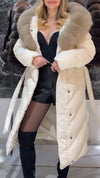 Women Fur Collar Temperament Casual Cotton Jacket