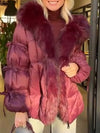 Women's Fur-trimmed Cotton-padded Coat, Warm Coat