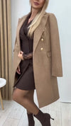 Women Lapel Double-breasted Temperament Casual Jacket