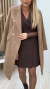 Women Lapel Double-breasted Temperament Casual Jacket