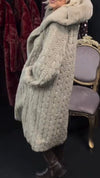 Women Hooded Woven Casual Plush Coat