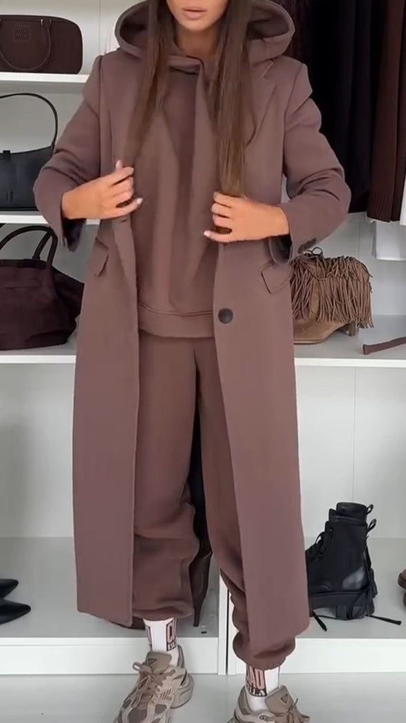 Women Interior Suit+ Temperament Casual Windbreaker