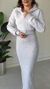 Women Inner Camisole Dress+ Jacket Casual Suit