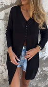 Womens V-neck Casual Long Top