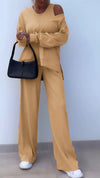 Casual V-neck Long-sleeved Three-piece Suit