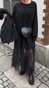 Women's Round Neck Lace Stitching Casual Dress