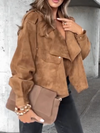 Womens Lapel Temperament Casual Jacket