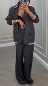 Women's Autumn Casual Hooded Two-piece Suit