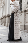 Womens Plush Tassel Casual Long Cardigan