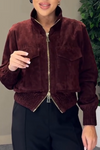 Women Stand Collar Temperament Casual Jacket