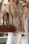 Womens Plush Temperament Casual Coat