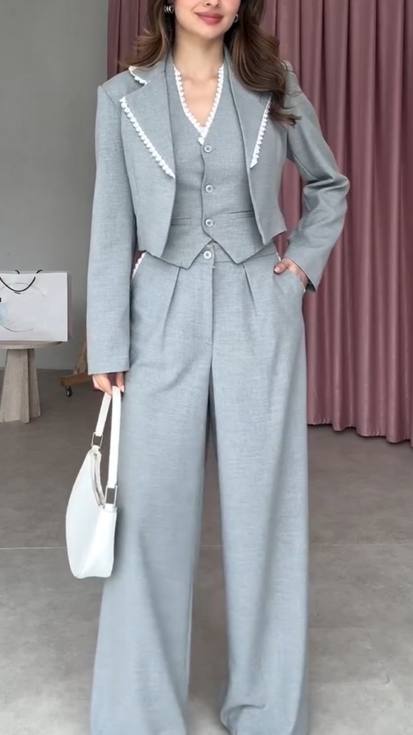 Ladies Temperament Commuting Three-piece Set