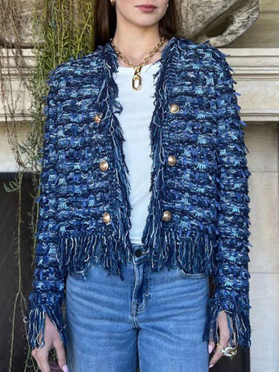 Women's Fashionable Tassel Elegant Cardigan Jacket
