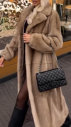 Women Collar Plush Casual Coat