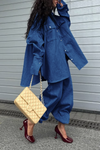 Womens Lapel Loose Top + Pants Casual Suit