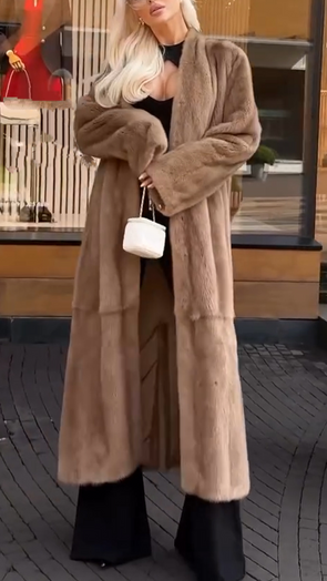 Women Collar Plush Casual Coat