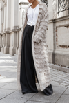 Womens Plush Tassel Casual Long Cardigan