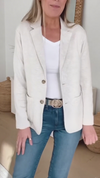 Women Lapel Temperament Commuter Knitted Blazer