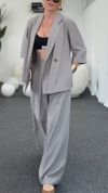 Women Lapel Jacket + Pants Temperament Commuter Suit