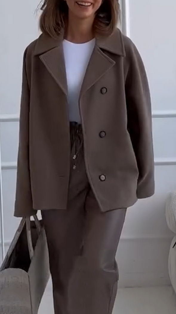 Women Lapel Temperament Casual Jacket