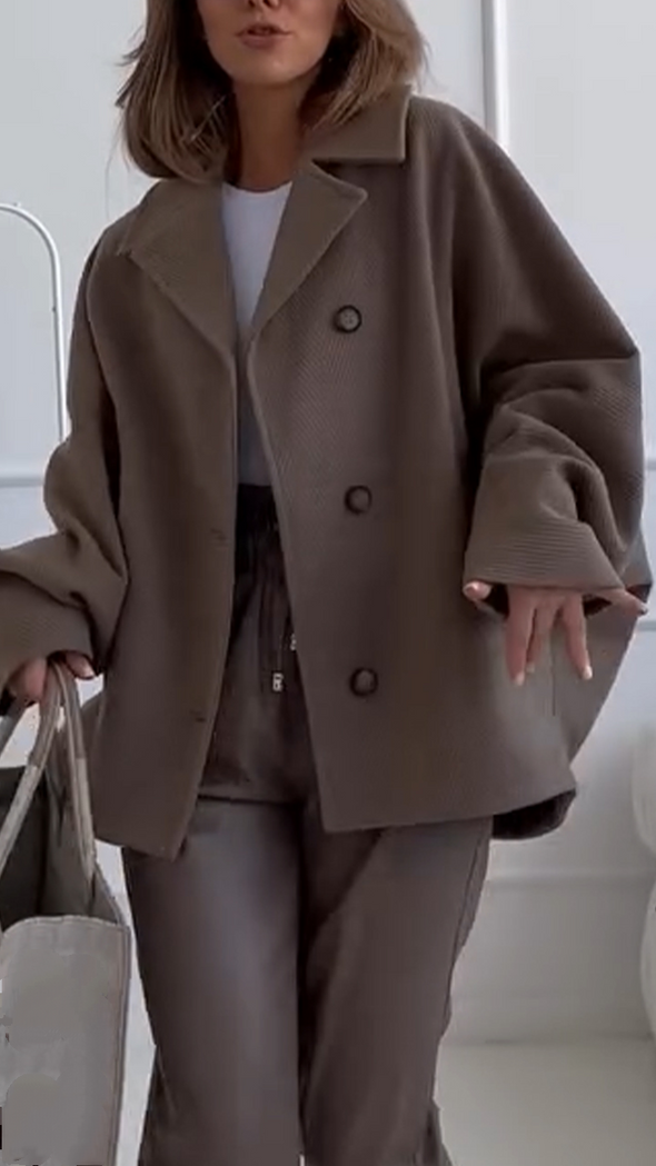 Women Lapel Temperament Casual Jacket