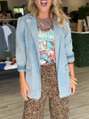 Womens Lapel Casual Jacket