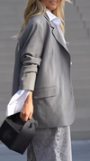 Womens Lapel Temperament Commuter Blazer