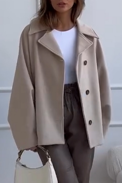 Women Lapel Temperament Casual Jacket