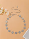 Women's Waist Chain Retro Turquoise Waist Chain Boho Metal Waist Chain Clothing Accessories Body Chain