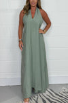 Women's T-Back Floaty Dress Floaty Maxi Dress